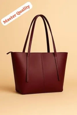 Women's Leather Plain Shoulder Bag Master High Quality