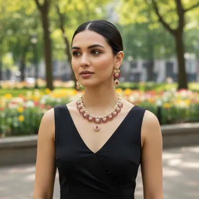 Funky Zarcon Crystal Zarcon Bridal Set New Style Wedding Party Wear