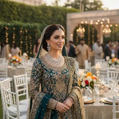 Funky Zarcon Crystal Zarcon Bridal Set New Style Wedding Party Wear