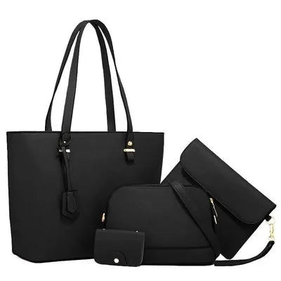 Women's PU Leather Plain Shoulder Bag