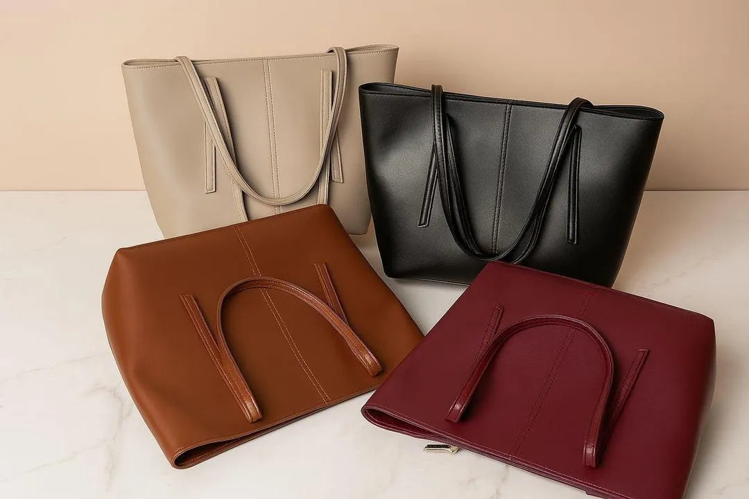 Women's Leather Plain Shoulder Bag Master High Quality