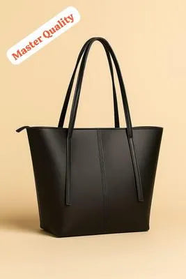 Women's Leather Plain Shoulder Bag Master High Quality