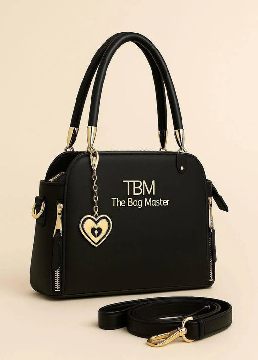Women's PU Leather Plain Hand Bag