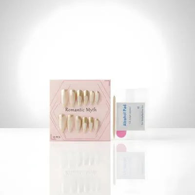 12 Pcs Premium Press-On Nails Set Stylish, Reusable & Easy to Apply