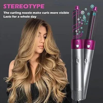 Smooth Salon Quality Hair Curler & Straightener 5 in 1