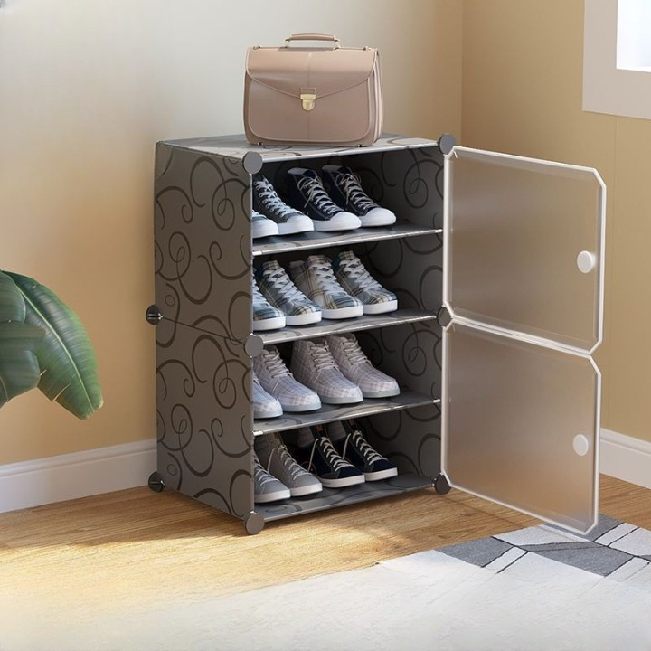 Attachable Cube Cabinet & Shoes Rack